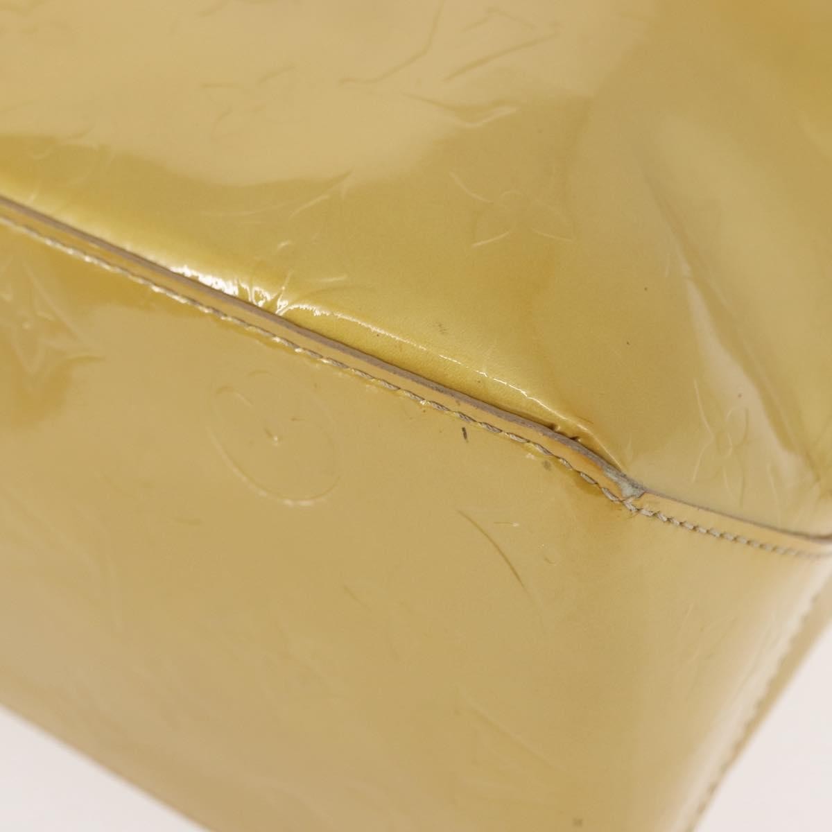 Louis Vuitton Reade Handbag Monogram Vernis, BEIGE, PATENT_LEATHER, Handbag