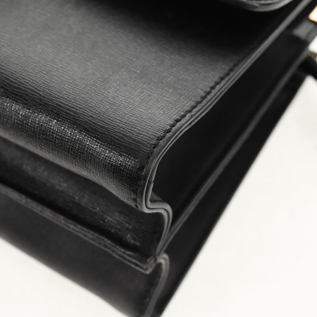 Fendi Demi Jour Monster Satchel Studded Leather, BLACK, LEATHER, Handbag