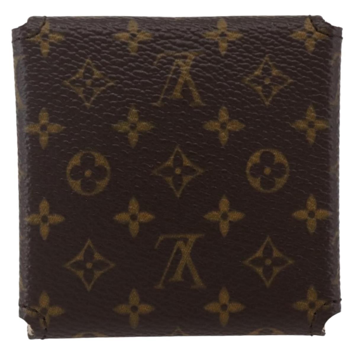 Louis Vuitton CASE JEWELRY BOX Canvas, BROWN, CANVAS, Wallets