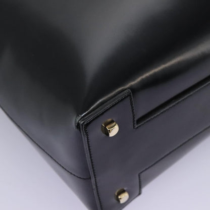 Salvatore Ferragamo Gancini handbag Patent leather, BLACK, PATENT_LEATHER, Handbag