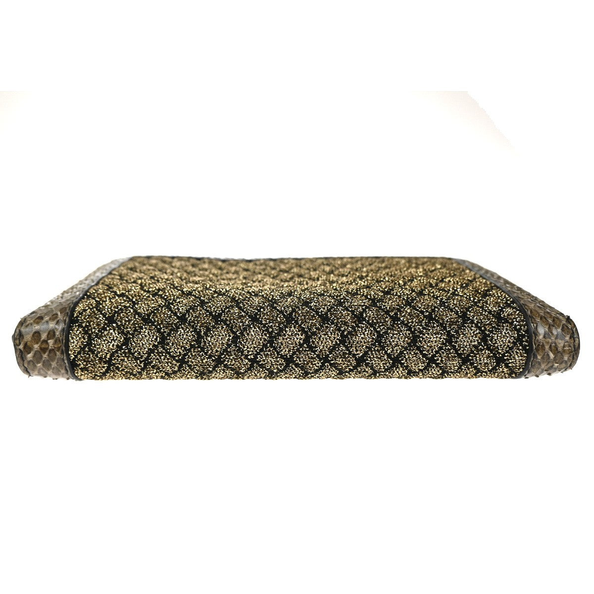 Bottega Veneta Intrecciato Long Zip  Wallet Leather, Brown, Leather, Wallet