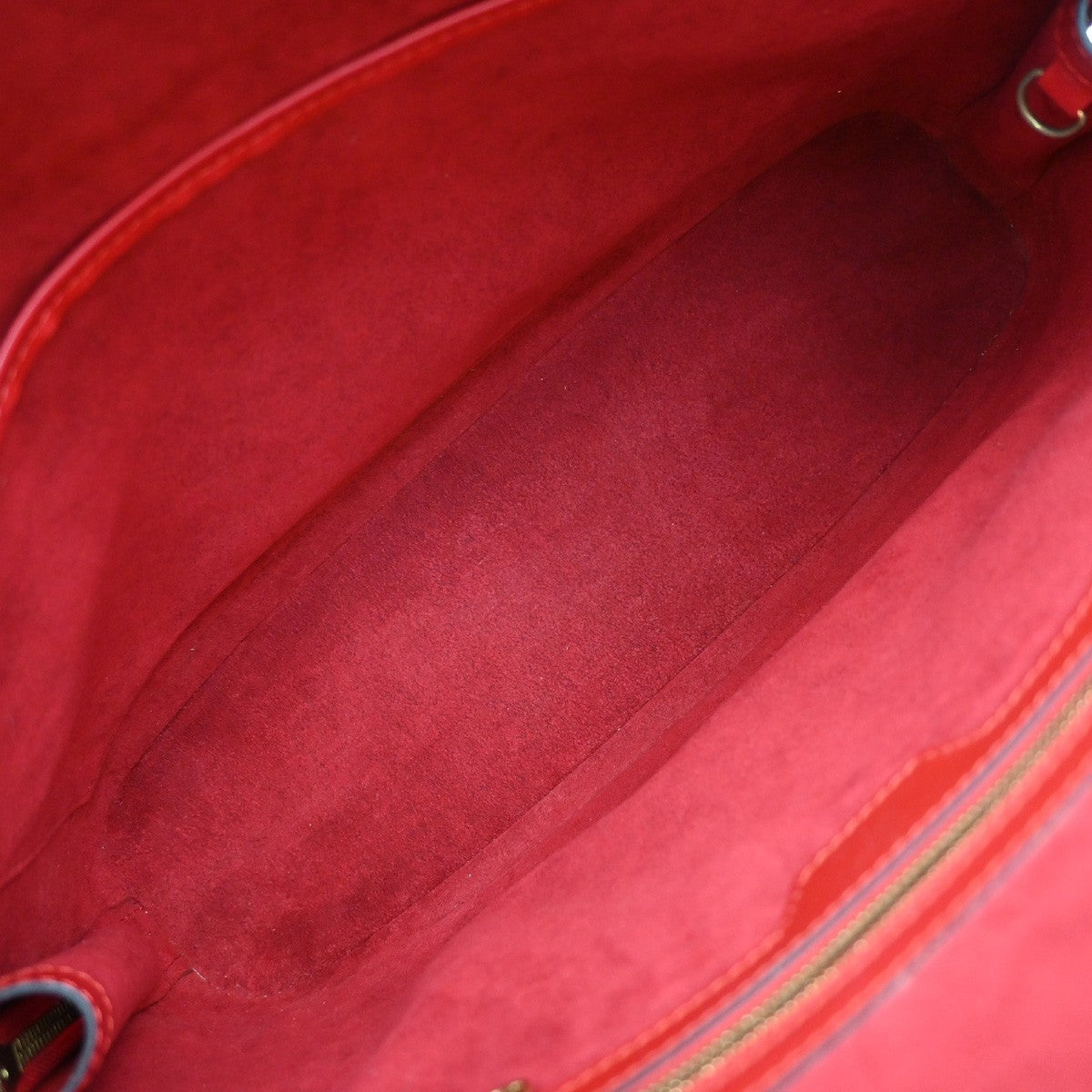 Louis Vuitton Lussac Handbag Epi Leather, RED, LEATHER, Shoulder bag