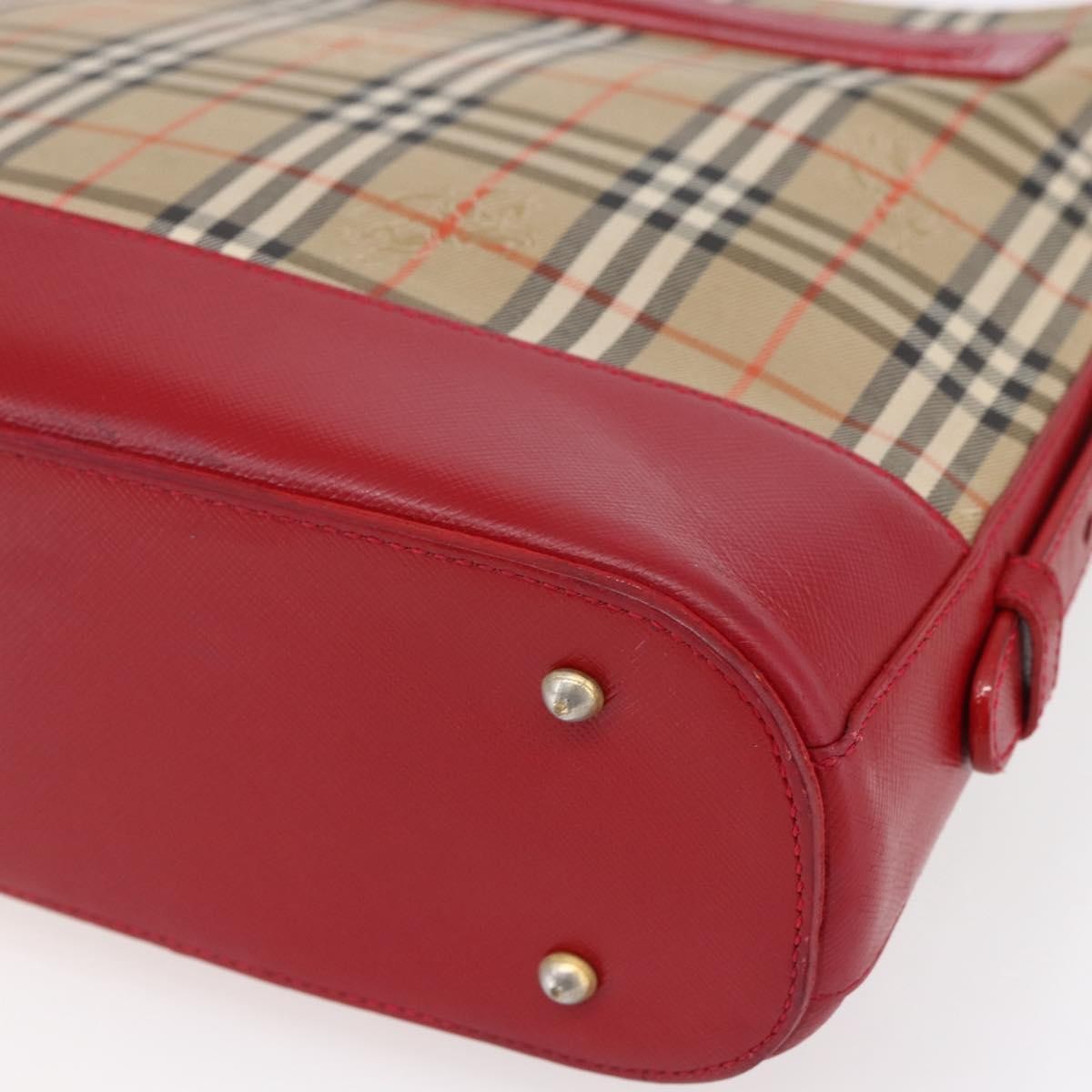 Burberry Nova check Shoulder bag Canvas, BEIGE, CANVAS, Shoulder bag