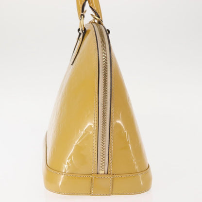 Louis Vuitton Alma Handbag Patent Leather, BEIGE, PATENT_LEATHER, Handbag
