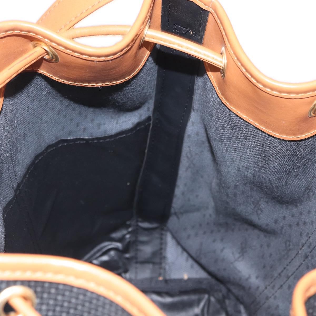 Saint Laurent Vintage Shoulder Bag Canvas, BLACK, CANVAS, Shoulder bag