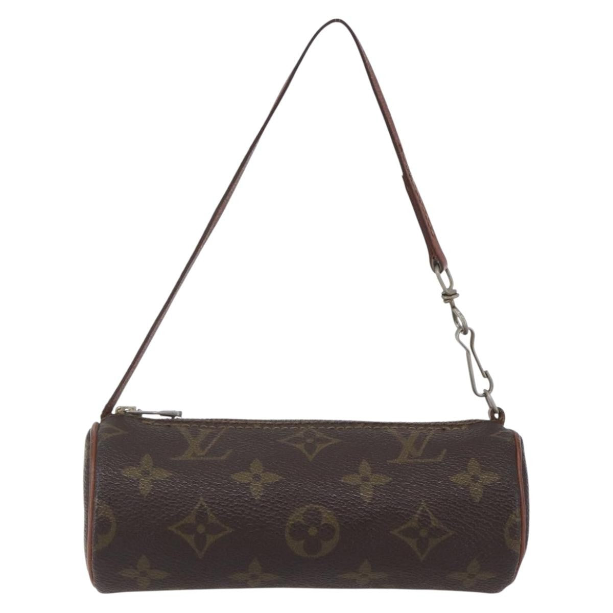 Louis Vuitton Papillon Pochette Monogram Canvas, BROWN, CANVAS, Clutche & pouche