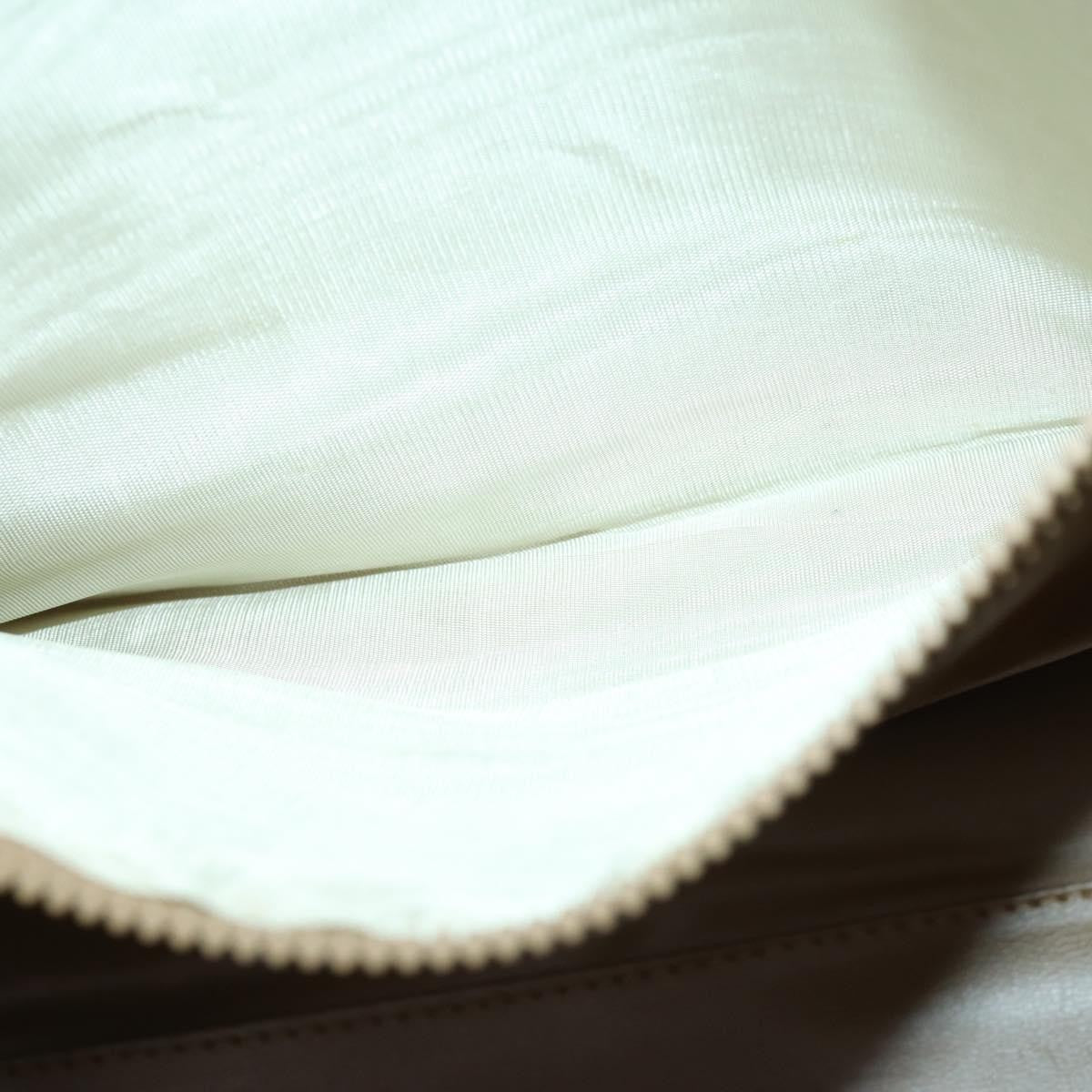 Celine Vintage Macadam Boston bag Canvas and Leather, BEIGE, CANVAS, Travel bag