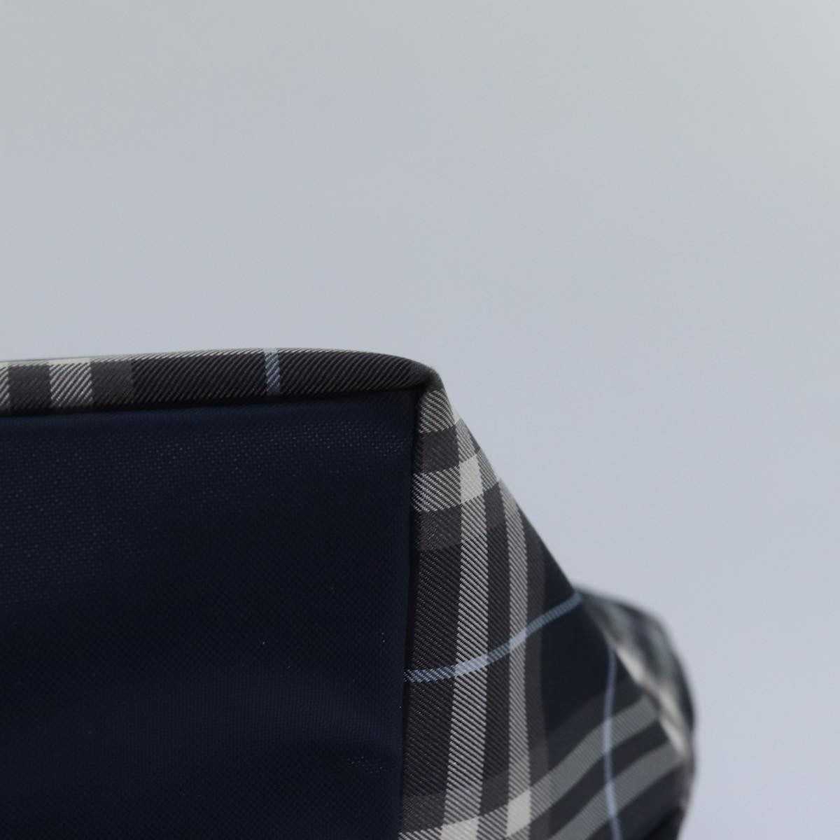 Burberry Nova Check Tote Nylon, NAVY, NYLON, Tote bag