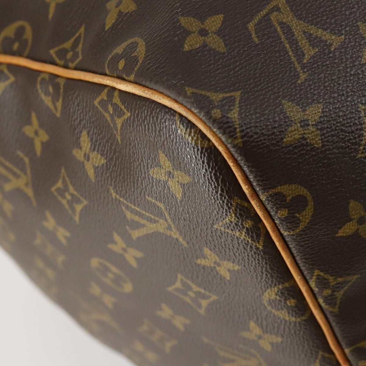 Louis Vuitton Keepall Bag Monogram Canvas, BROWN, CANVAS, Travel bag