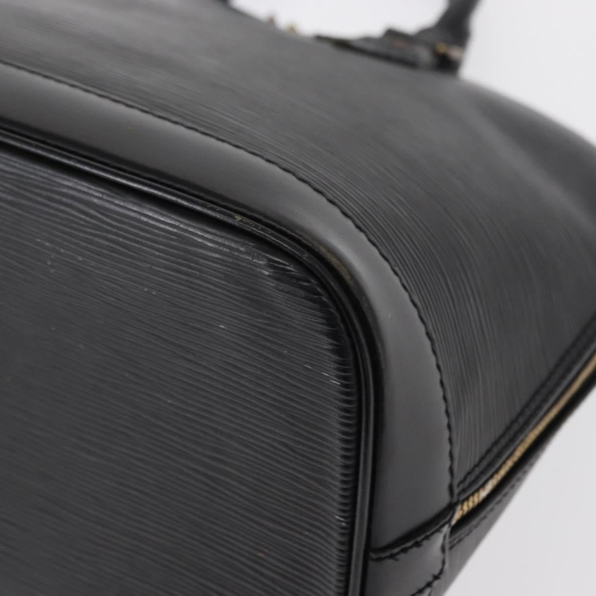 Louis Vuitton Alma Handbag Epi Leather, BLACK, LEATHER, Handbag