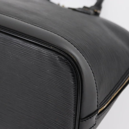 Louis Vuitton Alma Handbag Epi Leather, BLACK, LEATHER, Handbag