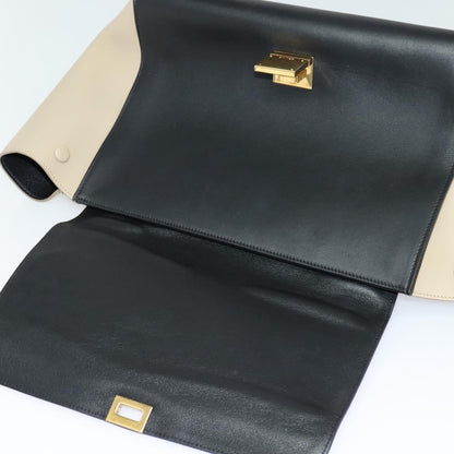 Celine Trapeze Bag Leather, BLUE, LEATHER, Handbag