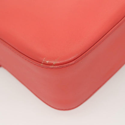 Fendi Be Baguette Flap Bag Leather, PINK, LEATHER, Shoulder bag