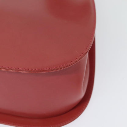 Salvatore Ferragamo Gancini Shoulder Bag Leather, PINK, LEATHER, Shoulder bag