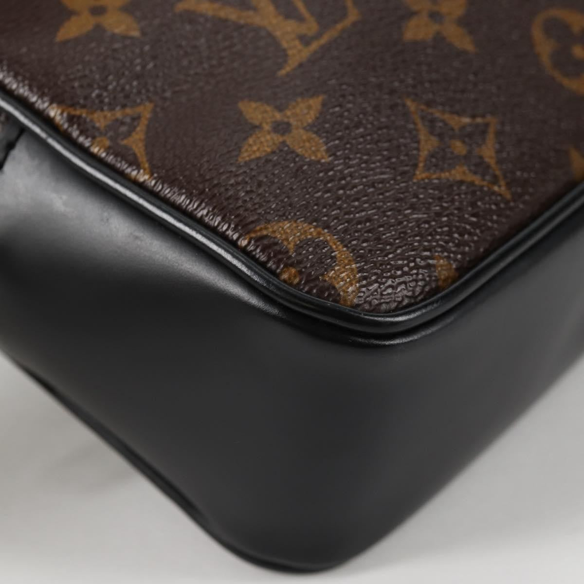 Louis Vuitton Kasai Clutch Macassar Monogram Canvas, BROWN, CANVAS, Clutche & pouche