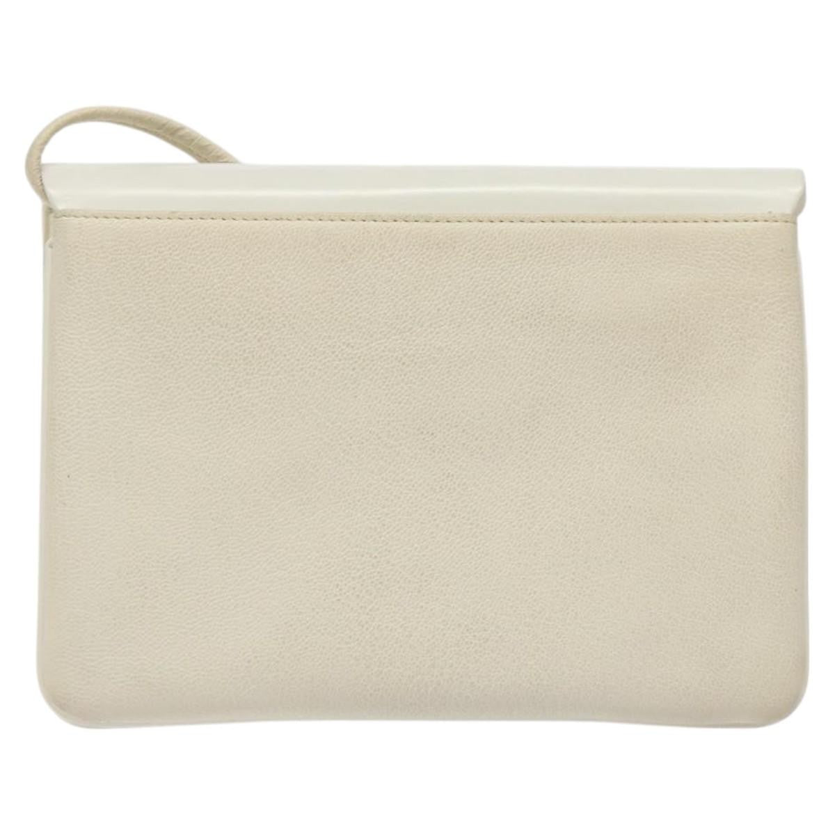 Givenchy Vintage 4G shoulder bag Leather, WHITE, LEATHER, Shoulder bag