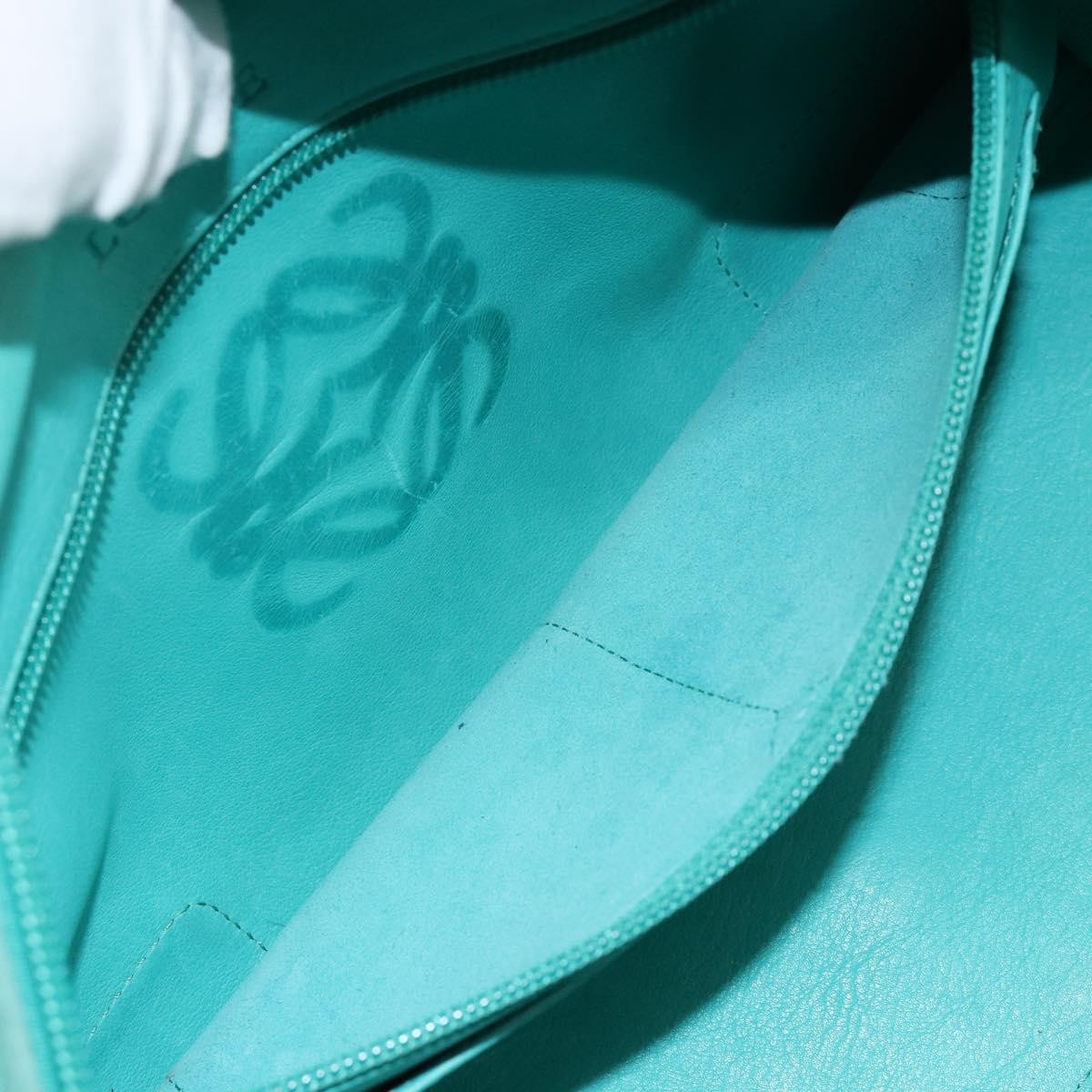 Loewe Amazona Bag Suede, TURQUOISE, SUEDE, Handbag