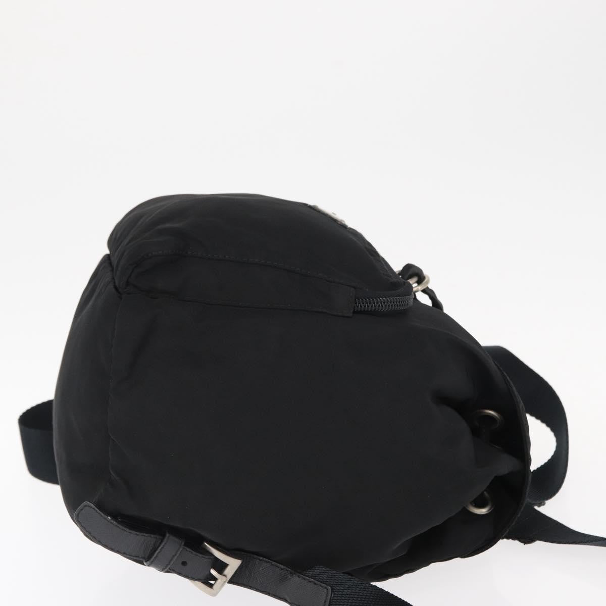 Prada Front Pocket Backpack Tessuto, BLACK, NYLON, Backpack