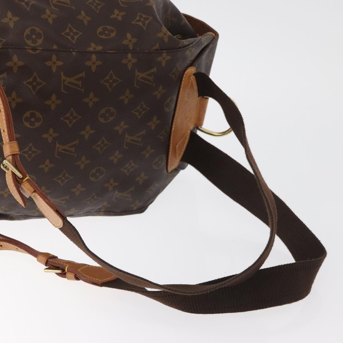Louis Vuitton Vintage Montsouris Backpack Monogram Canvas, Brown, Canvas, Backpack