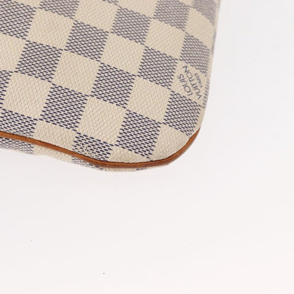 Louis Vuitton Bosphore Pochette Damier, WHITE, CANVAS, Shoulder bag
