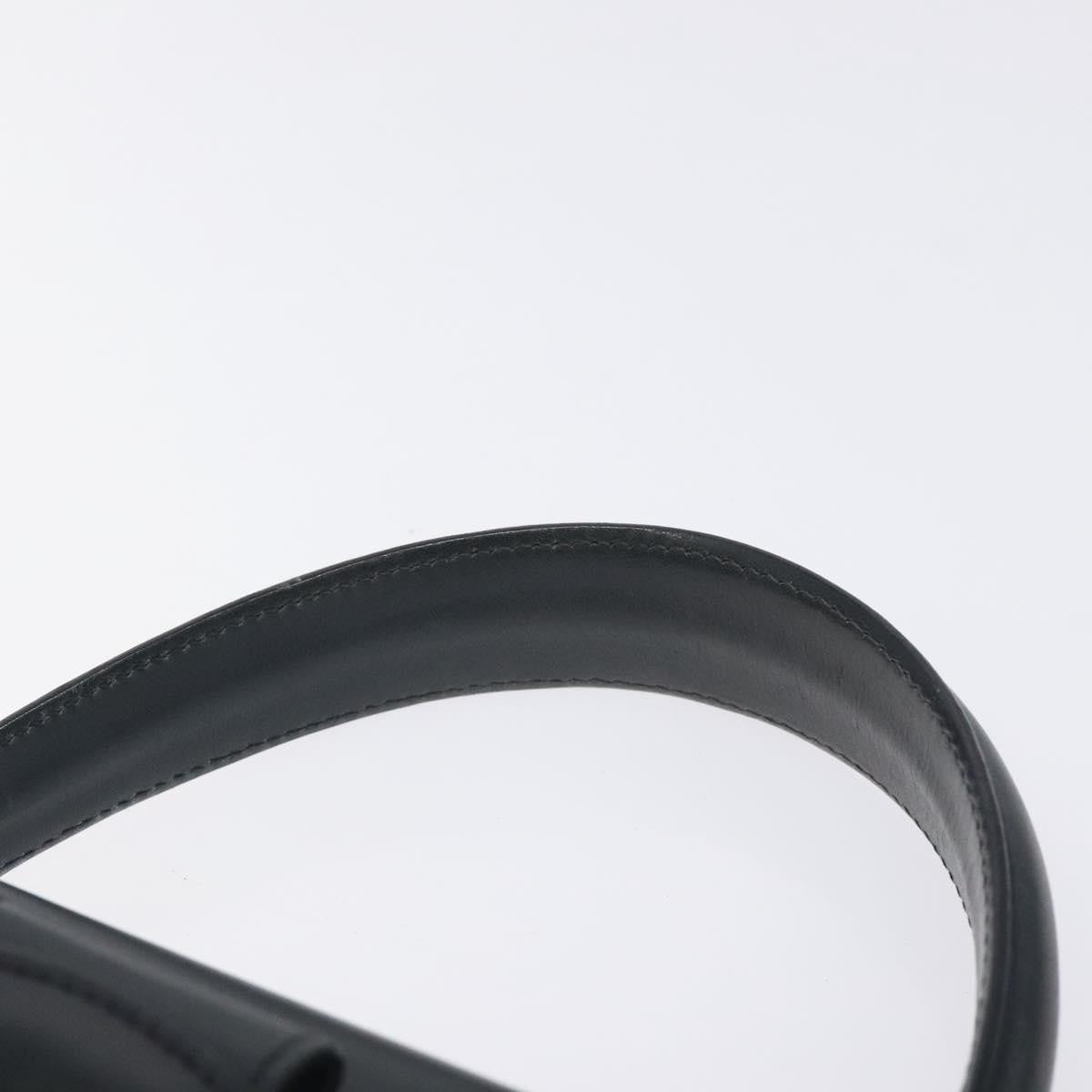 Salvatore Ferragamo Vintage Handbag Leather, BLACK, LEATHER, Handbag