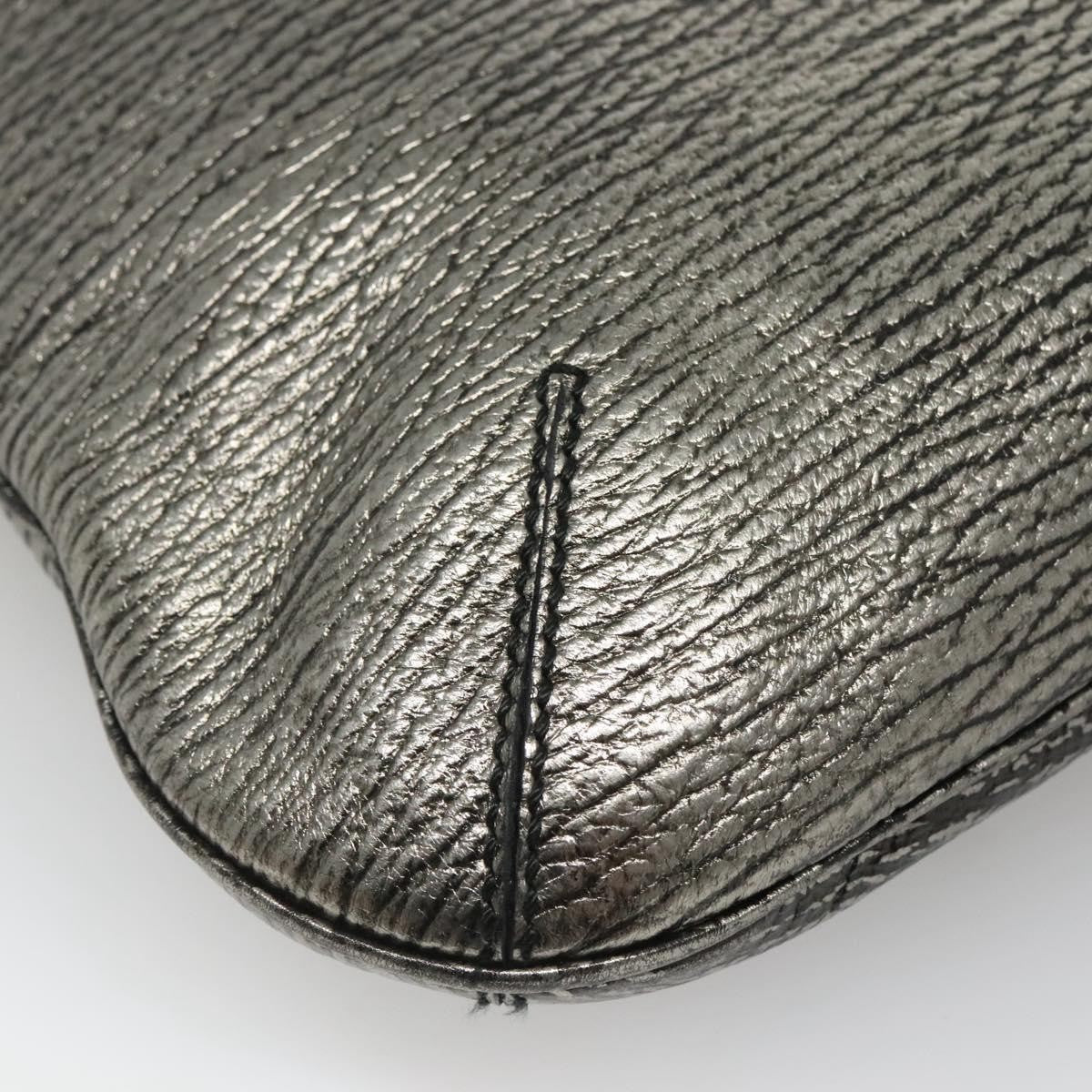 Saint Laurent Tribute Tote Leather, SILVER, LEATHER, Shoulder bag