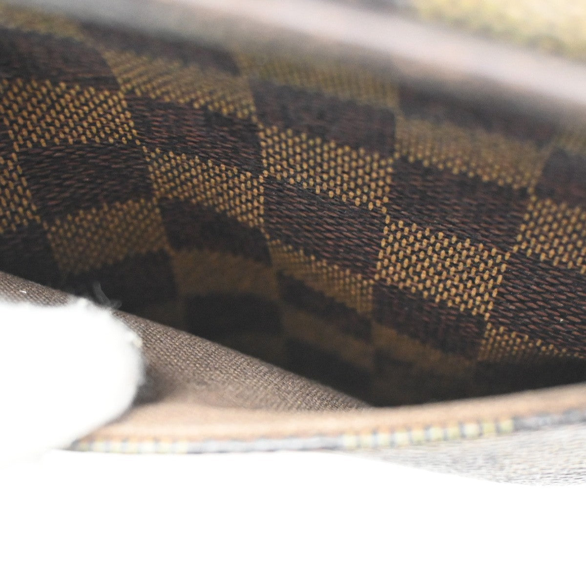 Louis Vuitton Olav Handbag Damier, BROWN, CANVAS, Shoulder bag