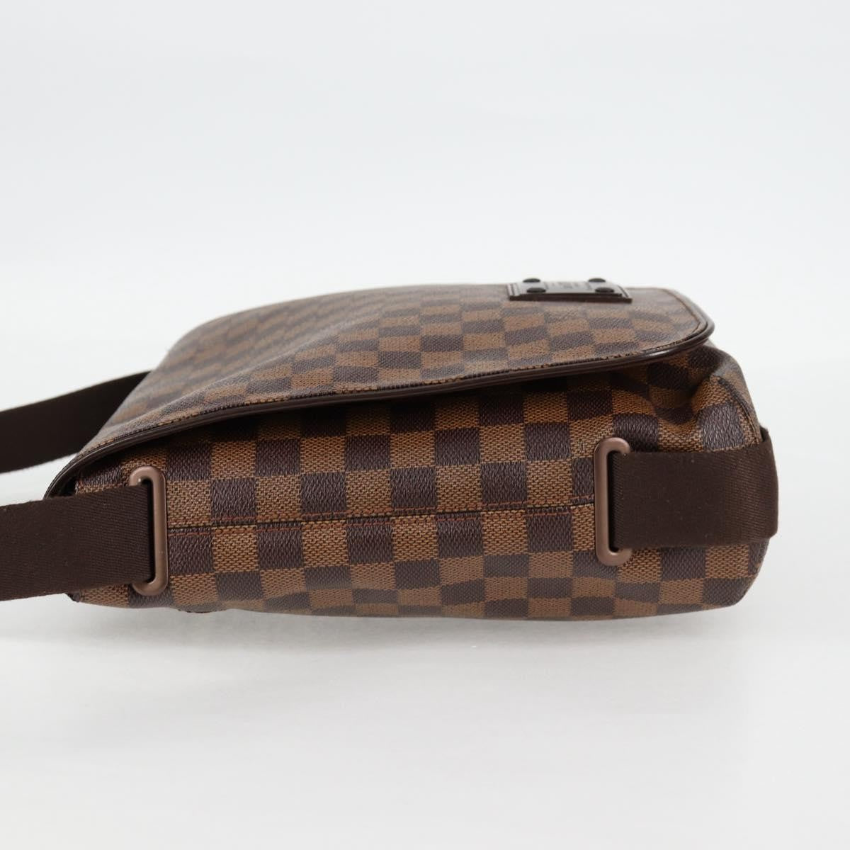 Louis Vuitton Brooklyn Handbag Damier, BROWN, CANVAS, Handbag