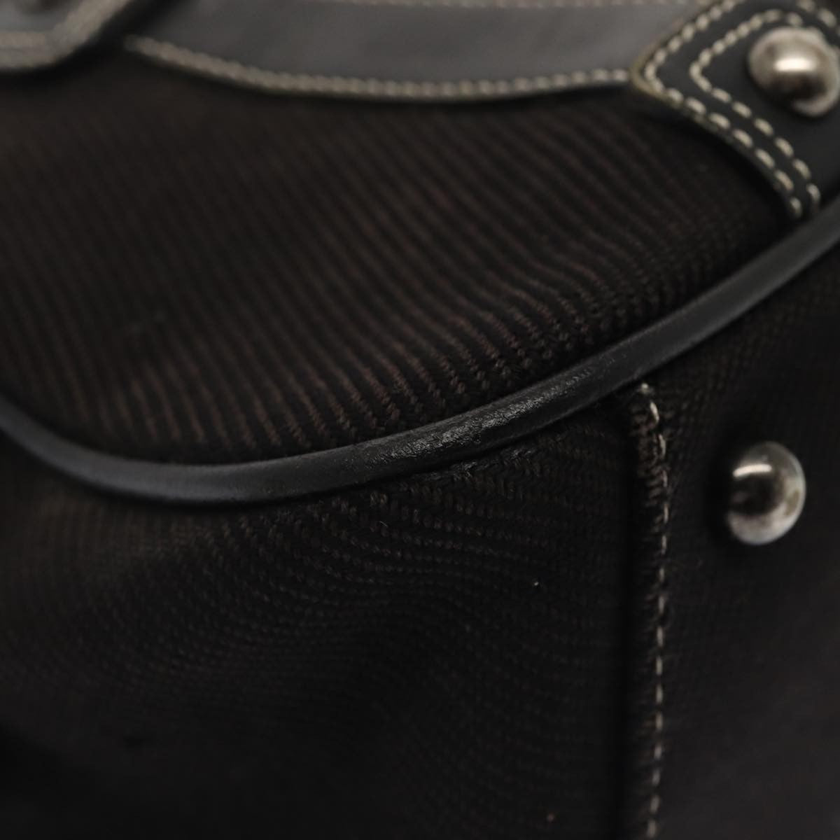 Burberry Nova Check Bowling Bag Canvas, BLACK, CANVAS, Travel bag