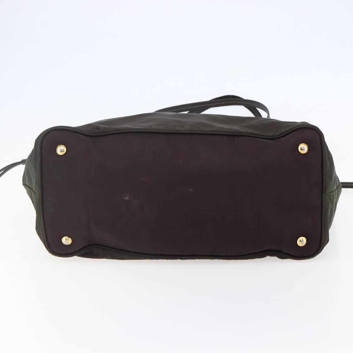 Prada Open Tote Tessuto, KHAKI, NYLON, Tote bag