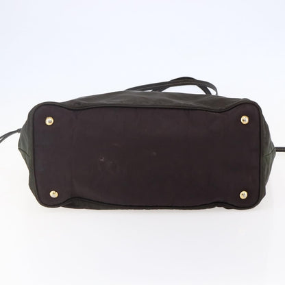 Prada Open Tote Tessuto, KHAKI, NYLON, Tote bag