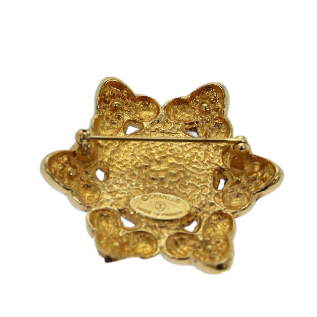Chanel Baroque CC Brooch Metal, GOLD, METAL, Brooch