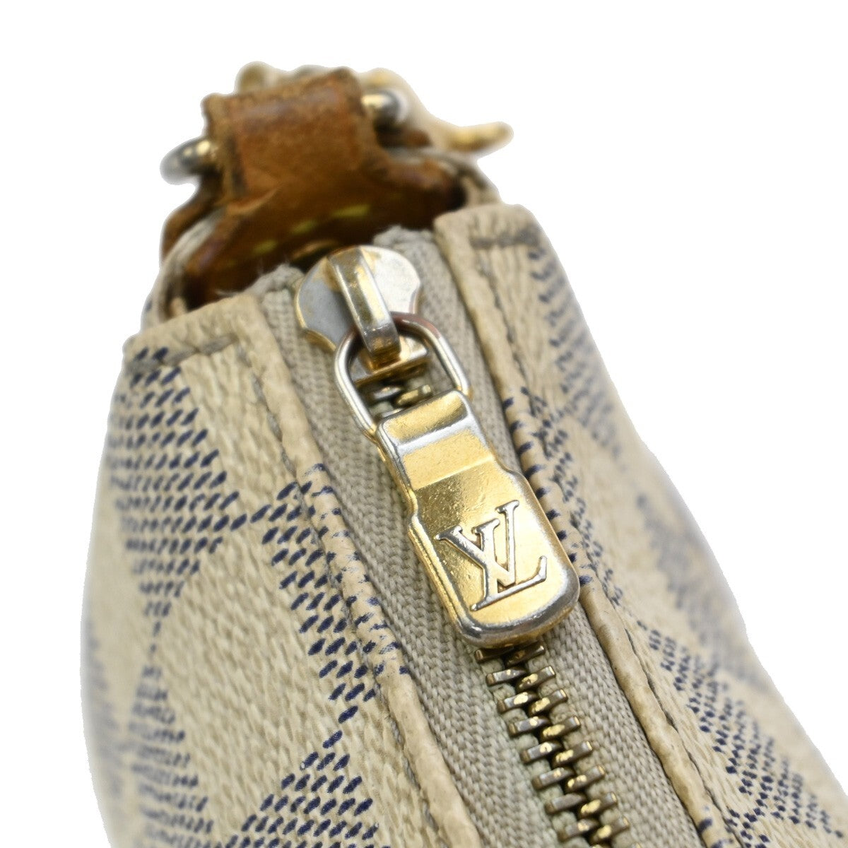 Louis Vuitton Eva Handbag Damier, WHITE, LEATHER, Handbag