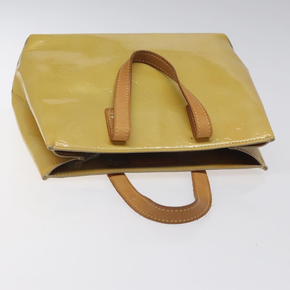 Louis Vuitton Reade Handbag Monogram Vernis, BEIGE, PATENT_LEATHER, Handbag