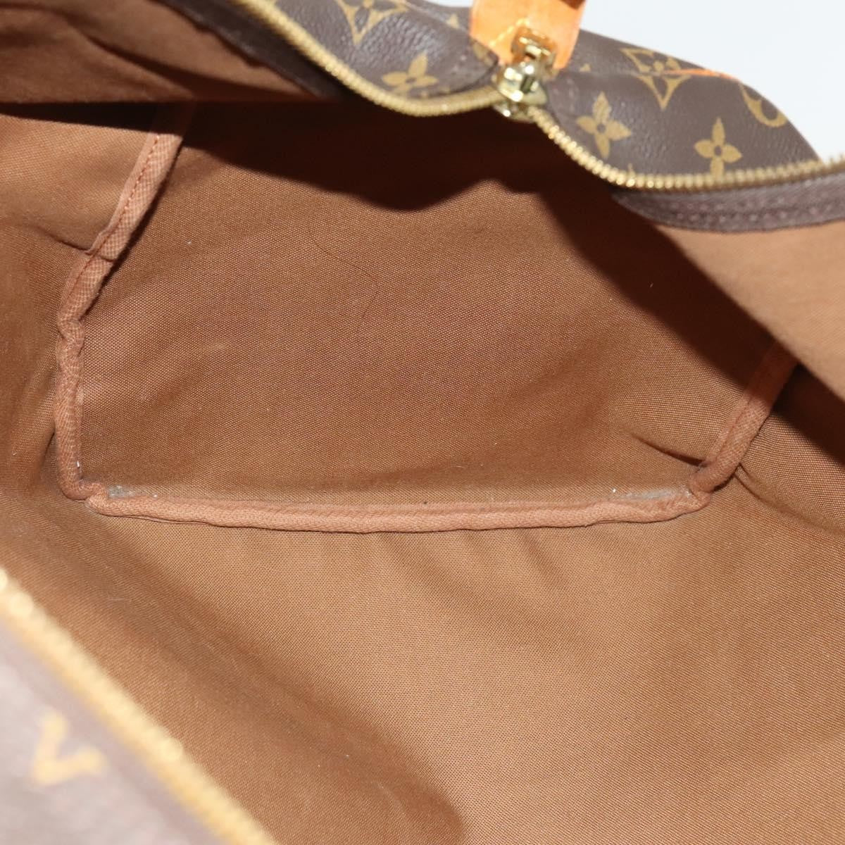 Louis Vuitton Keepall Bag Monogram Canvas, BROWN, CANVAS, Travel bag