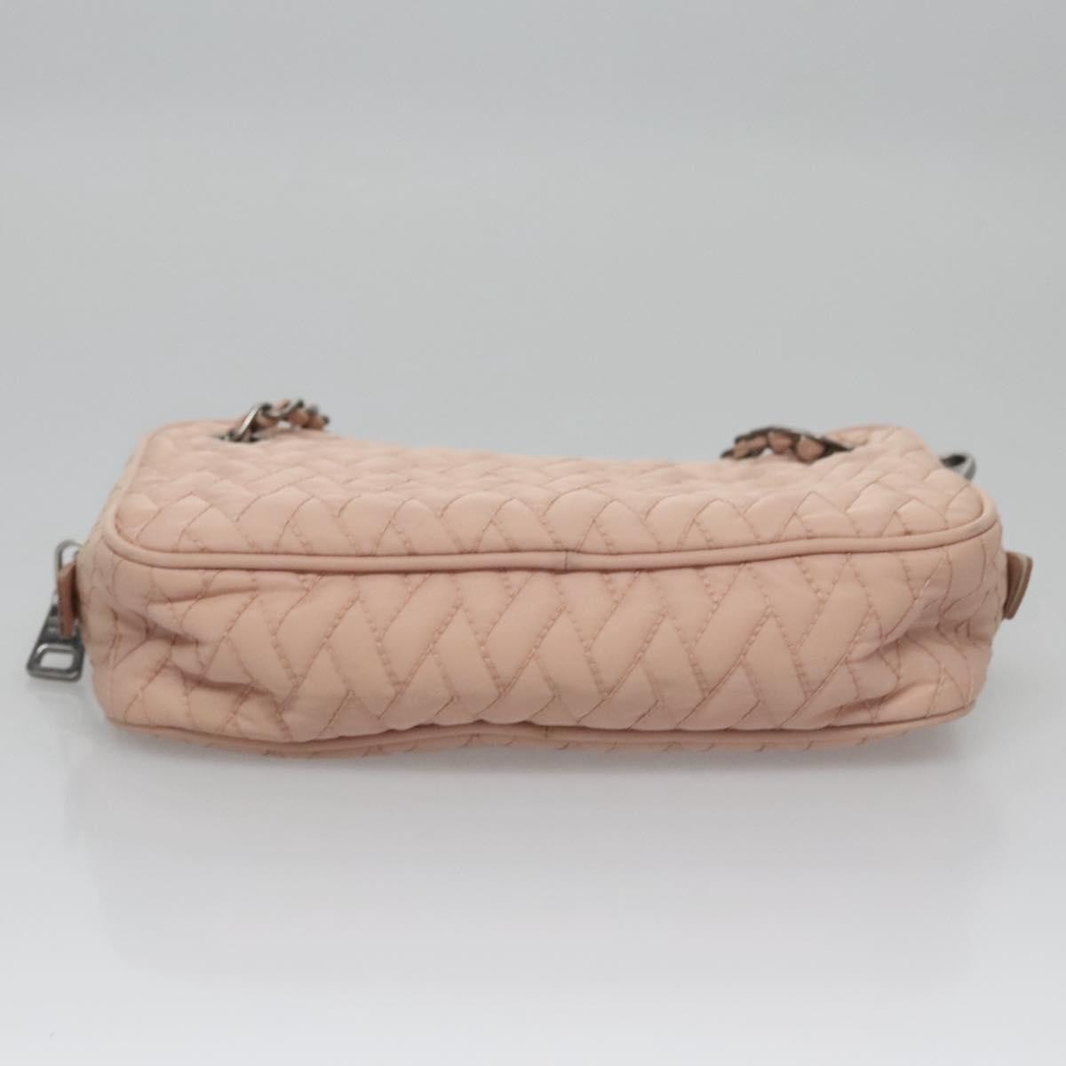 Prada Camera Bag Quilted Tessuto, PINK, NYLON, Crossbody bag