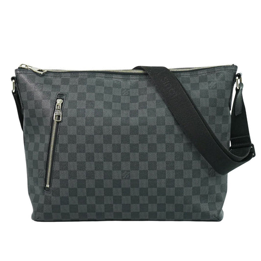 Louis Vuitton Mick Messenger Bag Damier Graphite, BLACK, CANVAS, Shoulder bag