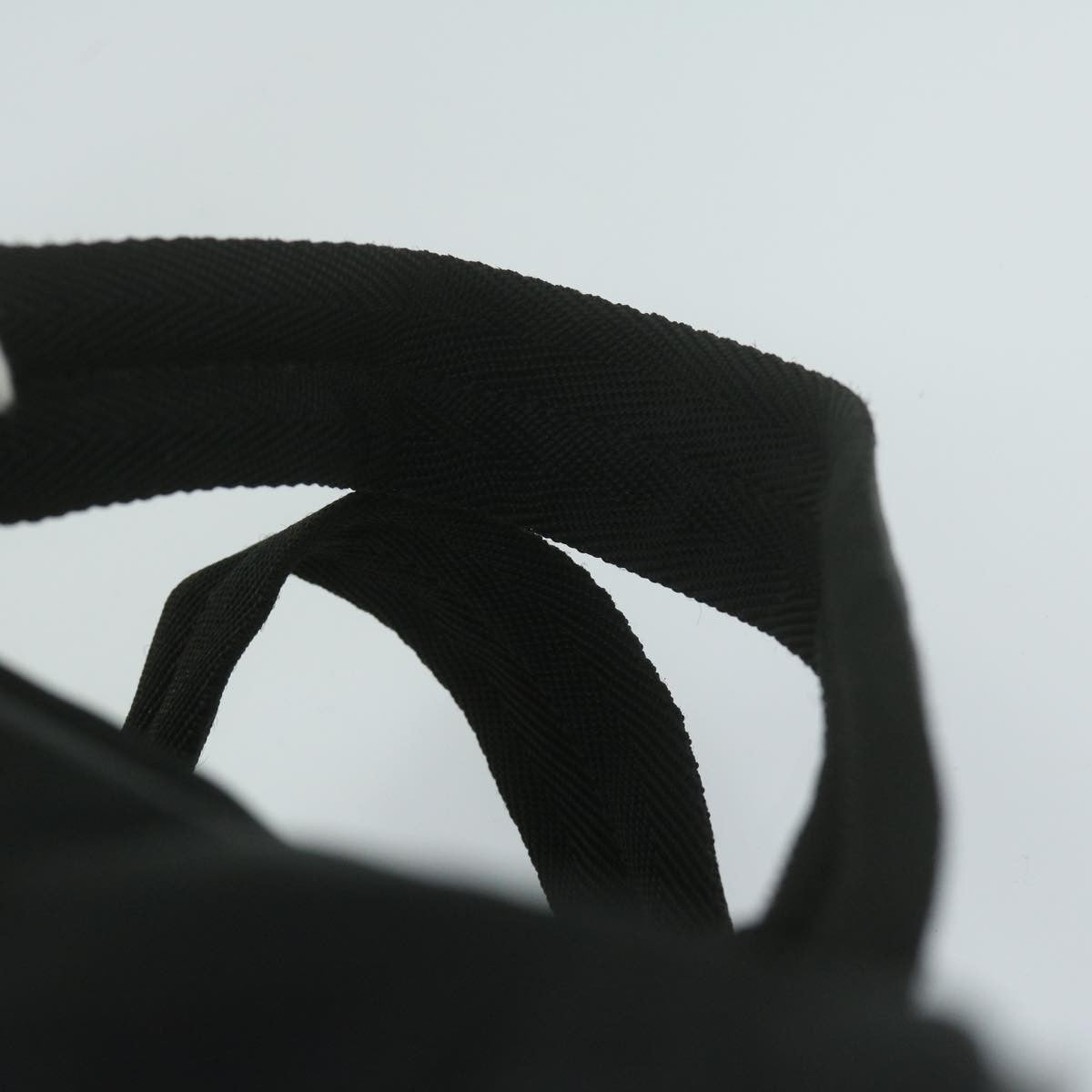 Prada Vintage Zip Handbag Tessuto, BLACK, NYLON, Handbag