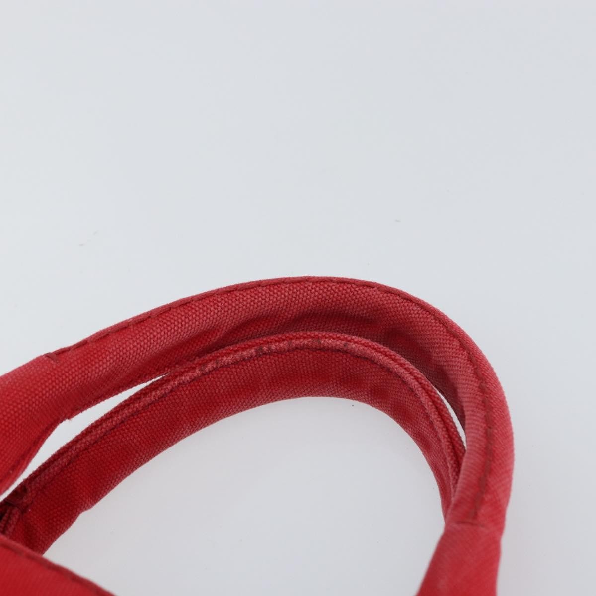 Prada Canapa Tote Canvas, RED, CANVAS, Tote bag