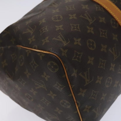 Louis Vuitton Keepall Bag Monogram Canvas, BROWN, CANVAS, Travel bag