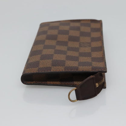 Louis Vuitton Marais Bucket Zip Pouch Damier, BROWN, CANVAS, Clutche & pouche