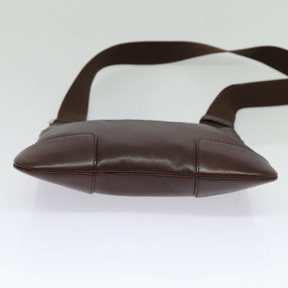 Loewe Anagram Shoulder Bag Leather, BROWN, LEATHER, Shoulder bag