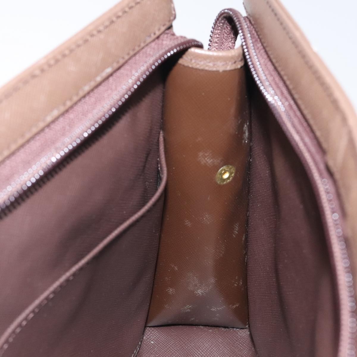 Burberry Nova check Pochette Canvas, BEIGE, CANVAS, Clutche & pouche