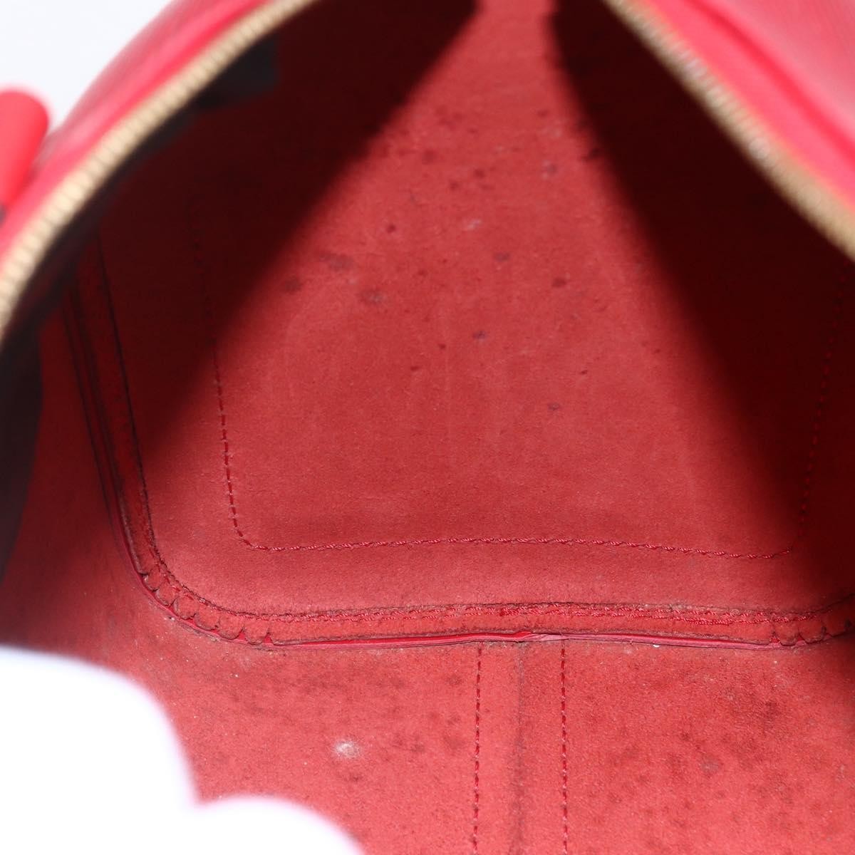 Louis Vuitton Speedy Handbag Epi Leather, RED, LEATHER, Handbag