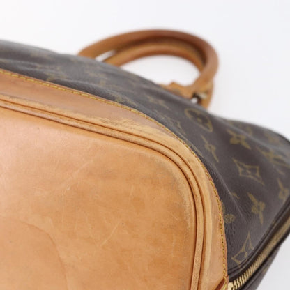 Louis Vuitton Vintage Alma Handbag Monogram Canvas, BROWN, CANVAS, Handbag