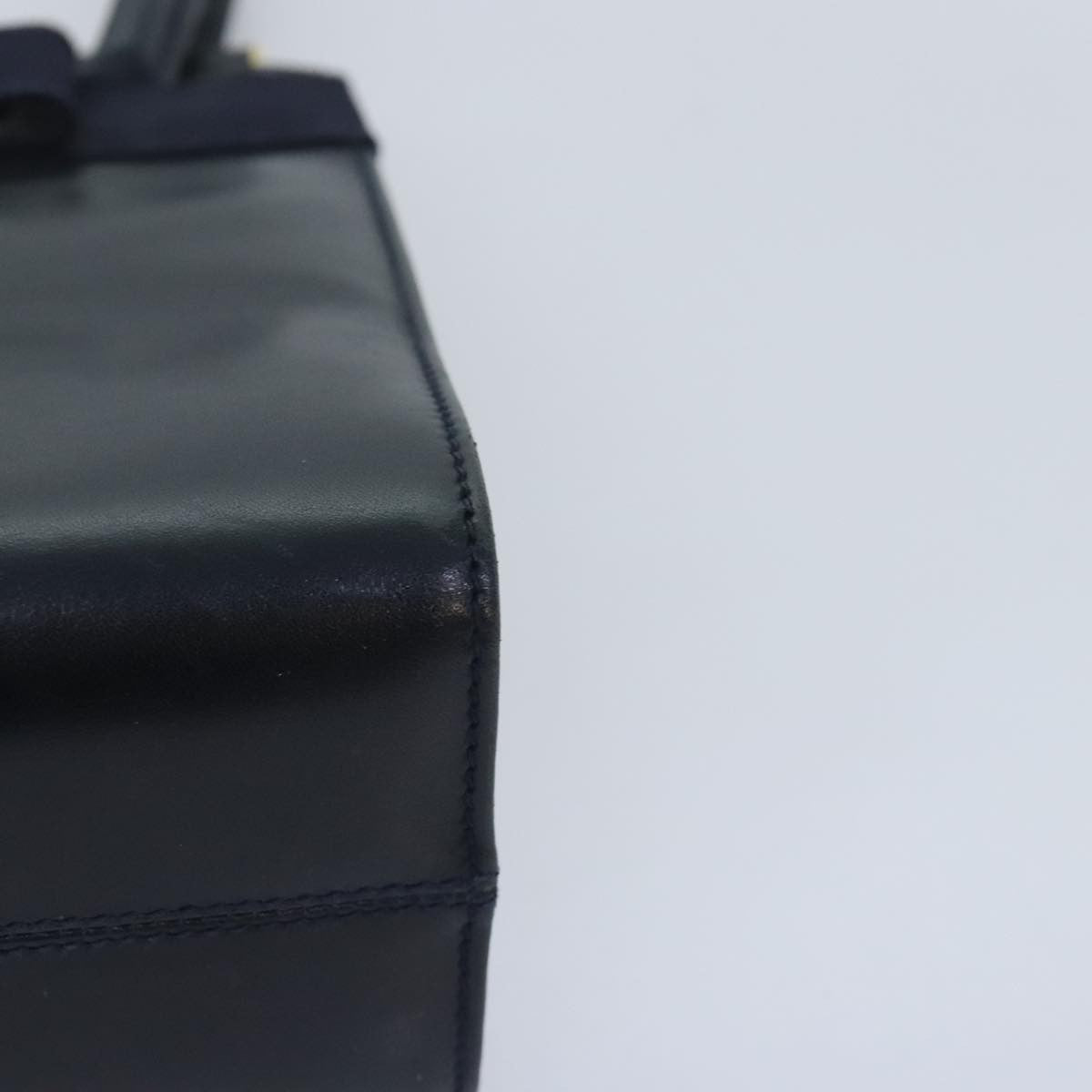 Salvatore Ferragamo Vala Handbag Leather, NAVY, LEATHER, Handbag