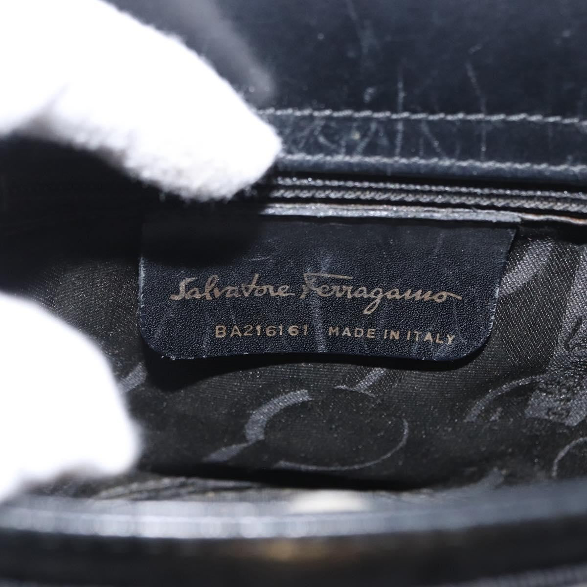 Salvatore Ferragamo Vara Bow Top Handle Bucket Bag Leather, BLACK, LEATHER, Handbag