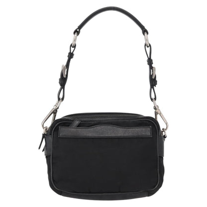 Prada Vintage Shoulder Bag Tessuto, BLACK, NYLON, Shoulder bag