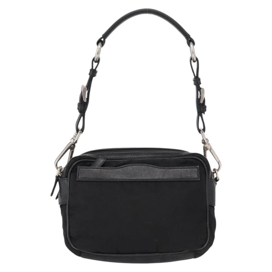 Prada Vintage Shoulder Bag Tessuto, BLACK, NYLON, Shoulder bag