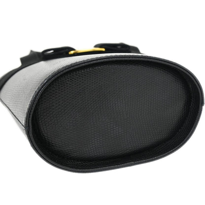 Salvatore Ferragamo Vara Bow Top Handle Bucket Bag Leather, BLACK, LEATHER, Handbag